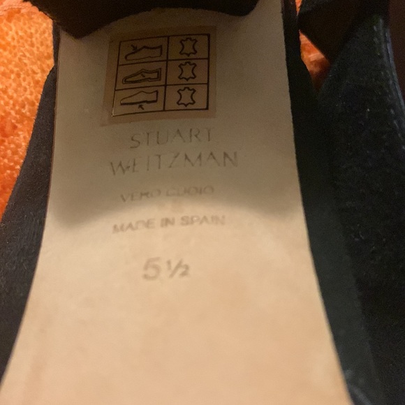 Stuart Weizman black heals worn once in box - Picture 7 of 14